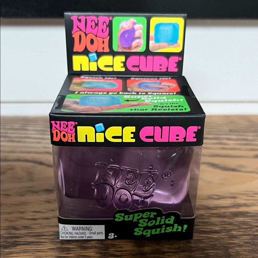 Nice Cube Kids Building Squish Toy - Purple